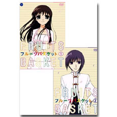 ĸ ٽ Vol.1,2Ʈ ; Fruits Basket Vol.1,2 (2disc)