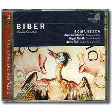 : ̿ø ҳŸ / ص  - θ׽ī ; BIBER:  VIOLIN SONATAS / Andrew Manze - Romanesca  (2for1)