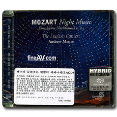 ص  / Ʈ ѹ  ; Andrew Manze-English Concert / Mozart: Night music(SACD)