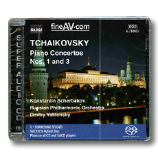 Ʈ ߺнŰ / Ű-ǾƳְ 1, 3 ; Dmitry Yablonsky / Tchaikovsky-Piano Concertos Nos.1 & 3(SACD)