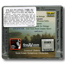 ʵ彽Ʈĵ / ٹ-  ƴ & Ű-    ; Leonard Slatkin / Barber-Adagio for Strings & Vaughan Williams-Fantasia on a Theme & Pachelbel-Kanon ETC(SACD)