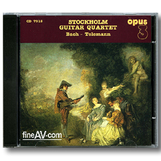 Ȧ Ÿ 4ִ / -ڷ ; Stockholm Guitar Quartet / Bach - Telemann