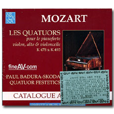  ٵζ-ڴ, 佺ƽ 4ִ / Ʈ-ǾƳ 4 ǰ ; Paul Badura-Skoda, Quatuor Festetics / Mozart-Les Quatuors Pour Le Pianoforte Violon, Alto & Viloloncelle